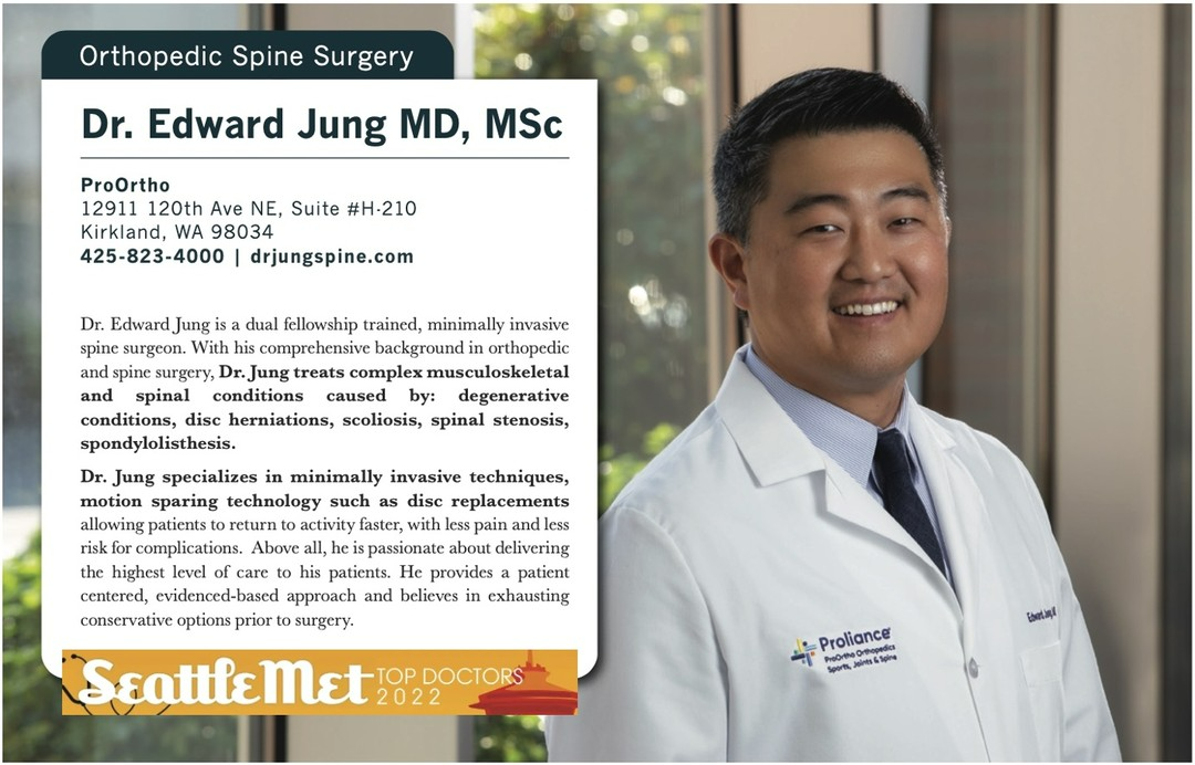Dr. Edward Jung top doc award.